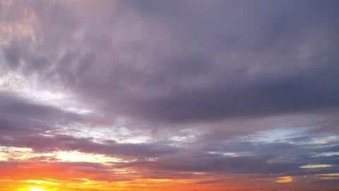Timelapse video captures a mesmerizing sunset sky, Time-lapse footage. Stock Footage 249730170