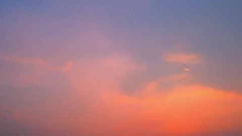 Timelapse video captures a sunset sky, Time-lapse video. Stock Footage 284681993