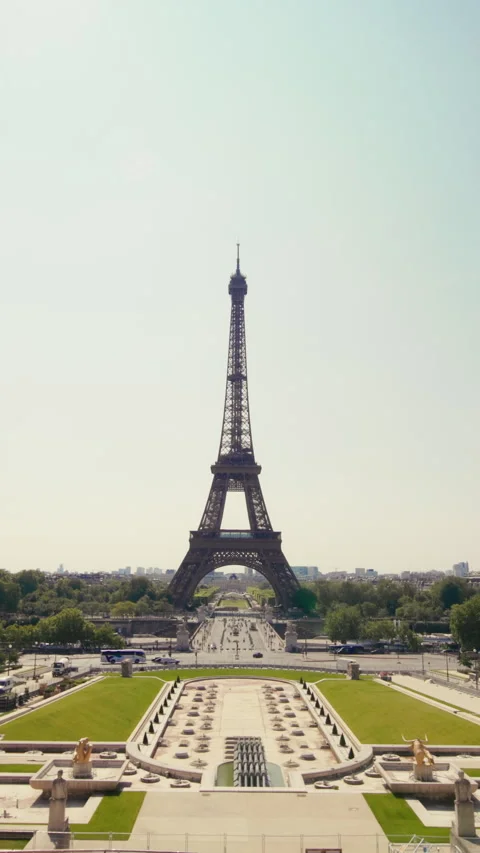 Timelapse video cityscape of Paris Eiffel Tower. Stock Footage 312036748