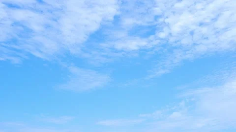 A Timelapse video of clear blue sky with light. Video stock 303957937