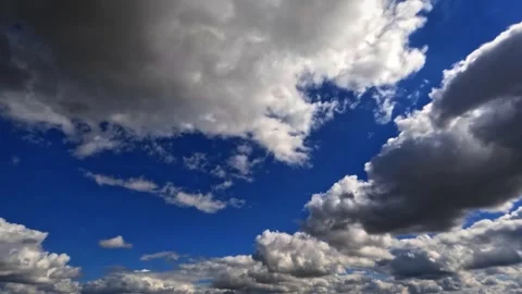 Timelapse video of cloudiness - dramatic backdrop with clouds Stock Footage 288827250