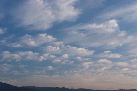 Timelapse video of cloudy sky Stock Footage 285982355