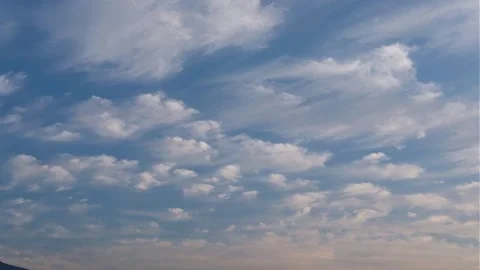 Timelapse video of cloudy sky. Video stock 285982899