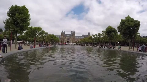 Timelapse video of I amsterdam Stock Footage 66475007