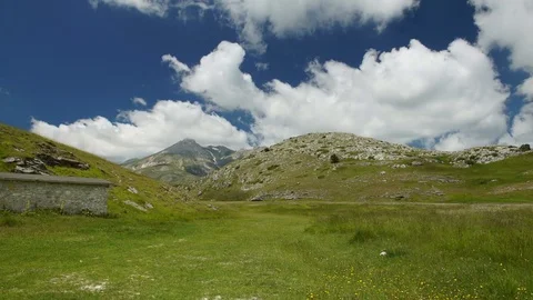 Timelapse video of mountains in summer, HD Stock-Footage 78520922