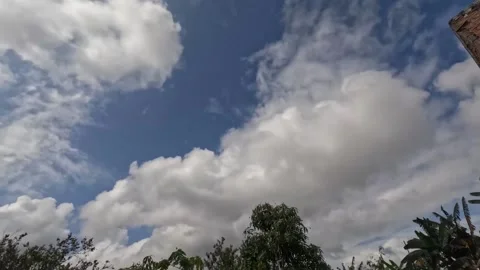 Timelapse video, the movement of Stratocumulus clouds Stock Footage 237791189