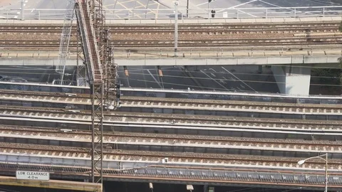 Timelapse video of railway Stock Footage 74983149