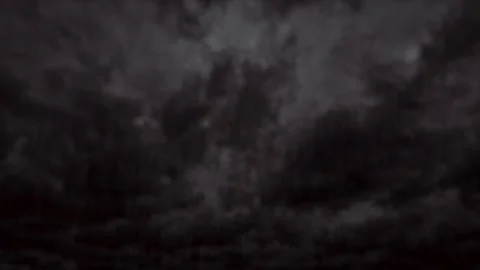 Timelapse video of rain with dark clouds and lightnings bokeh background Stock Footage 281645944