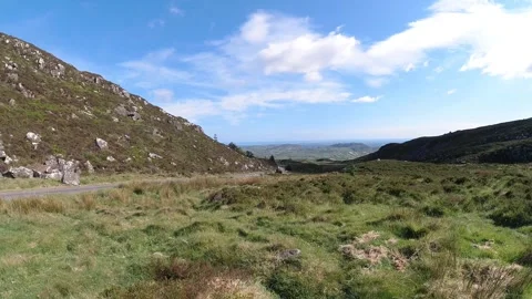 Timelapse Video from The Ring of Gullion County Down, Northern Ireland Stock Footage 309854416