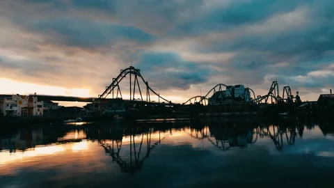 A timelapse video taken in Universal Studio Japan Stock Footage 193854578