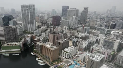 Timelapse video in Tamachi, Tokyo Stock Footage 40305922
