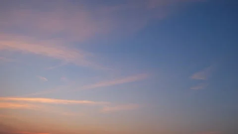 Timelapse video of a tranquil sunset sky. Stock Footage 328697890