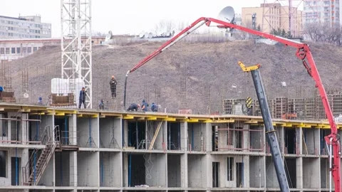 Timelapse video work construction  库存影片 164470762