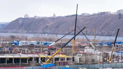 Timelapse video work construction  库存影片 164470782