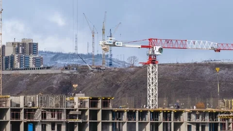 Timelapse video work construction  库存影片 164470962