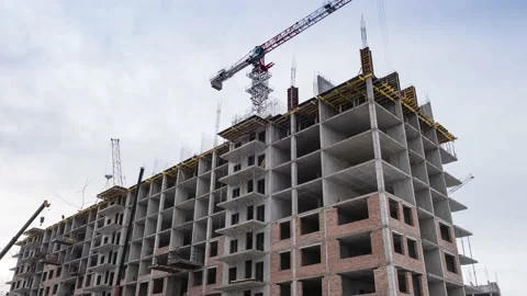 Timelapse video work construction  Video stock 166268772