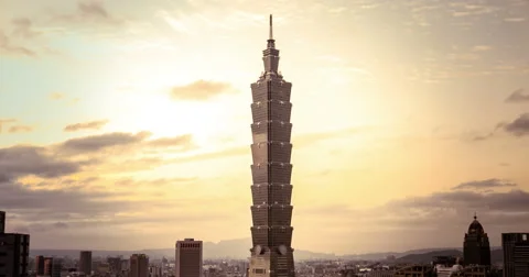 Timelapse View Of 101 Tower. 4K Stock Footage 52529840