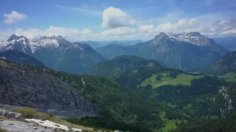 Timelapse view of Austrian alps from Berchtesgaden national park Stock Footage 240499815