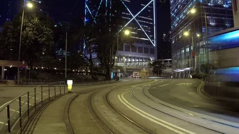 Timelapse view of central Hong Kong city Video stock 72269727
