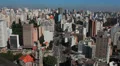 Timelapse, View of the city. Sao Paulo, Brazil. Time lapse. HD Footage