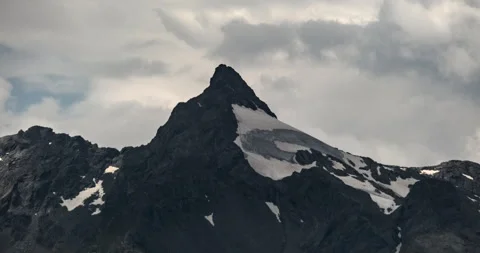 Timelapse view of clouds around Pizzo Ferrè from Bivacco Val Loga - Madesimo Stock Footage 260461208