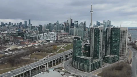 Timelapse view of Downtown Toronto Stock Footage 147467308