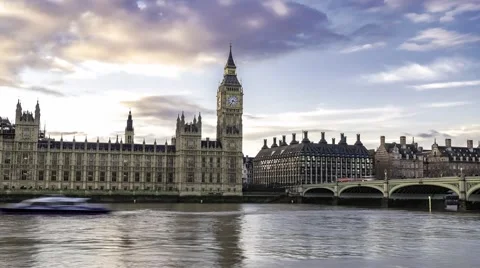 Timelapse view of the House of Parliament Stock Footage 59040857