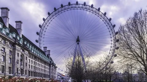 Timelapse view of the London eye 動画素材 51463721