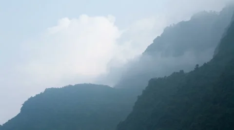 Timelapse view in Mount Emei HD Stock-Footage 40737956