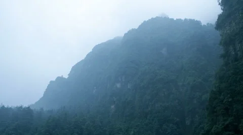 Timelapse view in Mount Emei HD Stock-Footage 40738716