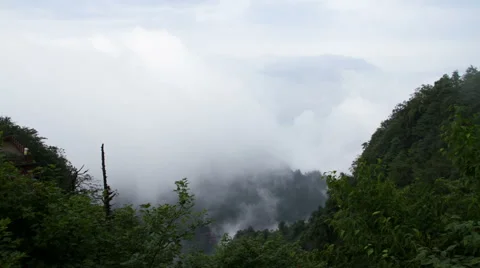 Timelapse view in Mount Emei HD Stock-Footage 40738867