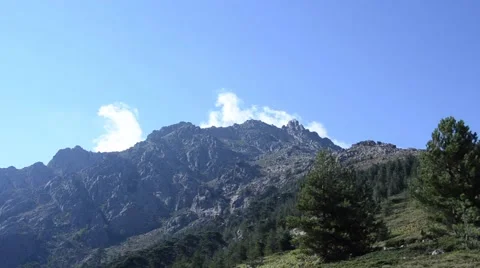 Timelapse view of mountains Stock Footage 68768286