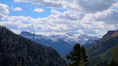 Timelapse view of Mountains Stock Footage 114988498