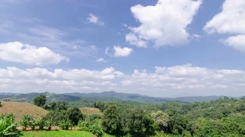 Timelapse view of natural winter mountain range with some cloud fog.Flores .. Stock Footage 228716937