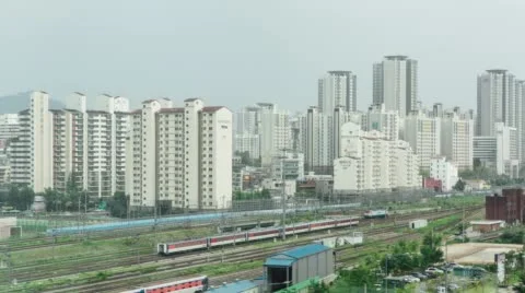 Timelapse View of Railway 動画素材 55060596