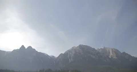 Timelapse view of Romanian Mountain Stock Footage 146134891