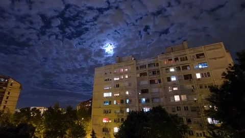 Timelapse with a view of the sky Stock Footage 143645634