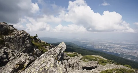 Timelapse - View of Sofia City, Bulgaria Stock Footage 115937029