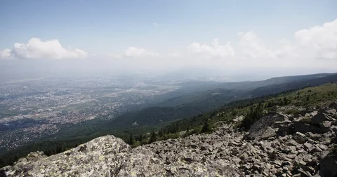 Timelapse - View of Sofia City, Bulgaria Stock Footage 115937132