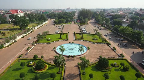 Timelapse View of Traffic in Vientiane, Laos Vidéo 31820348