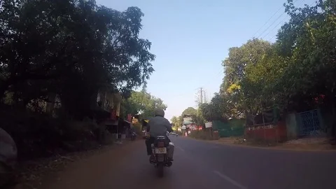 Timelapse of the village Stock Footage 73353995