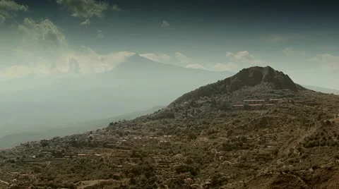 Timelapse of volcano Etna in Sicily Stock Footage 12128665