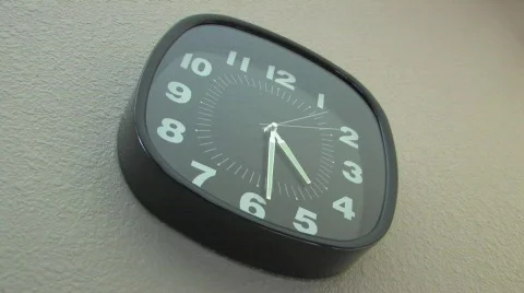TIMELAPSE WALL CLOCK HD Stock Footage 337105