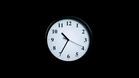 Timelapse of wall clock time cycle Stock-Footage 247353882