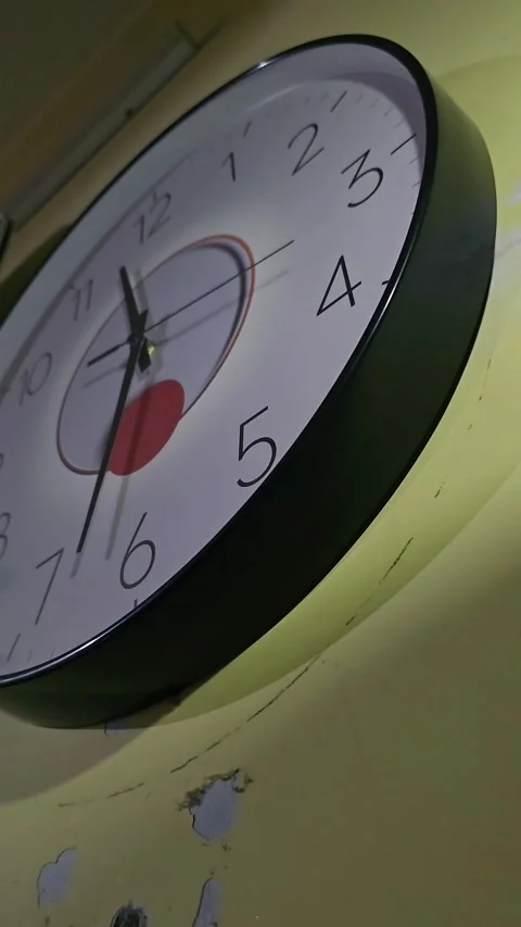 A timelapse of a wall clock. time management. punctuality Stock Footage 334536830