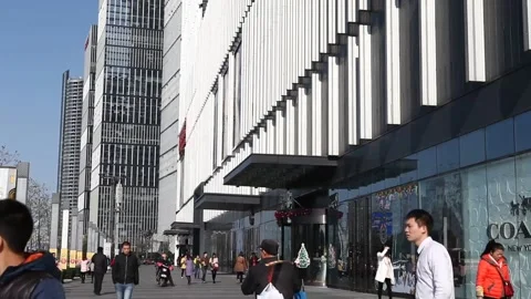 Timelapse Wanda Plaza Changsha Stock Footage 156639937