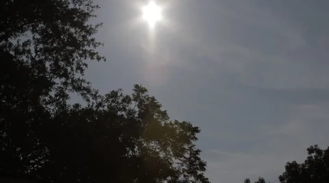 Timelapse on a Warm Texas Day to a Nice Cool Night Stock Footage 884391