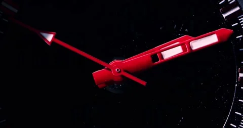 A timelapse of a watch in close up Stock Footage 145828914