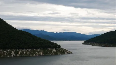 Timelapse water flow in mountain Stock Footage 78558156