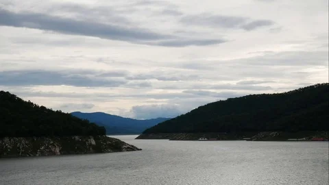 Timelapse water flow in mountain Stock Footage 78558216